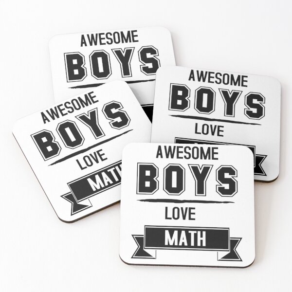 Item preview, Awesome boys love math designed and sold by devArtsDesigns.
