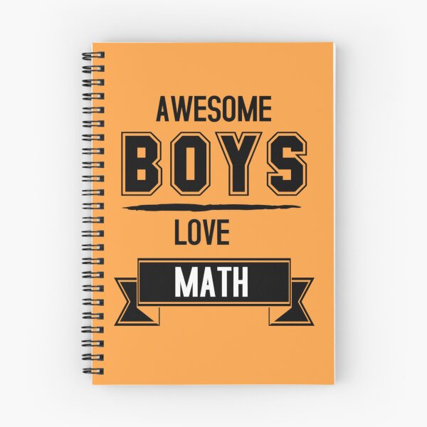 Item preview, Awesome boys love math designed and sold by devArtsDesigns.