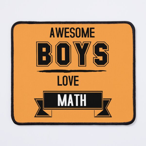 Item preview, Awesome boys love math designed and sold by devArtsDesigns.