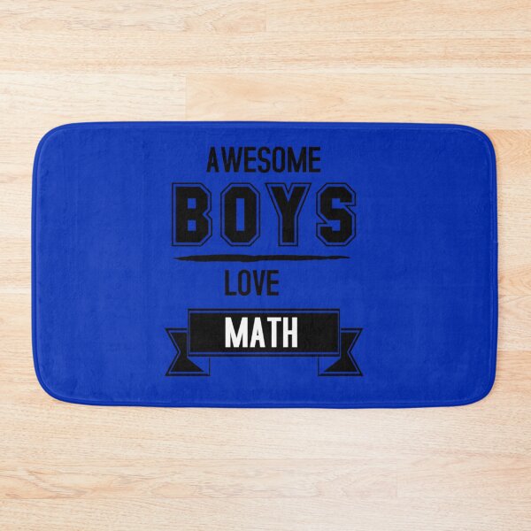 Item preview, Awesome boys love math designed and sold by devArtsDesigns.