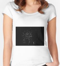 Britton And Brown Illustrated flora of the northern states and Canada 1014 Nymphaea odorata line drawing Women's Fitted Scoop T-Shirt