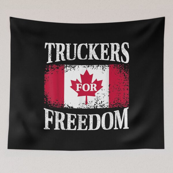 Item preview, Freedom Convoy 2022 Canadian Trucker S Maple Leaf  designed and sold by laurenm233.
