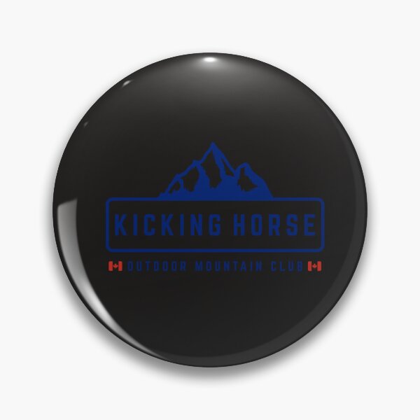 Item preview, Kicking Horse Outdoors Sticker designed and sold by AnnettPetersen.