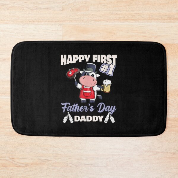 Item preview, Cute Cow Happy First Father's Day Daddy Bbq Beer  designed and sold by laurenm233.