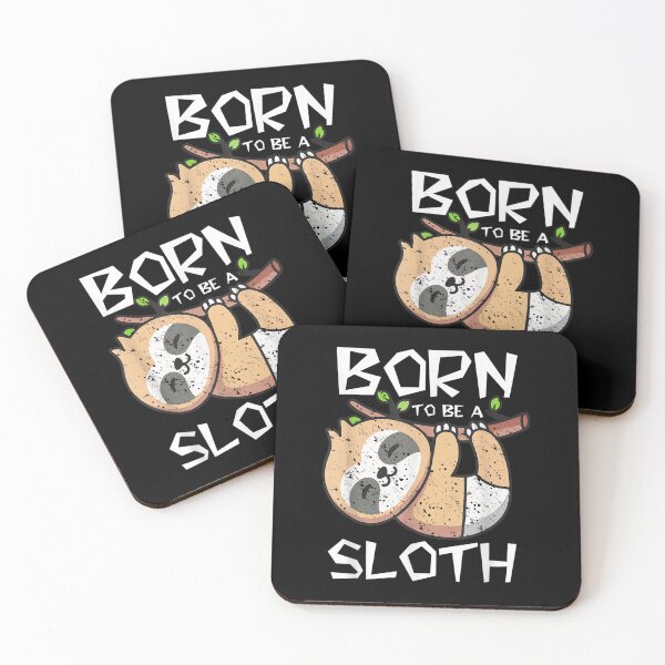 Item preview, Born To Be A Sloth Cute Animal Kingdom Funny Sloth  designed and sold by laurenm233.