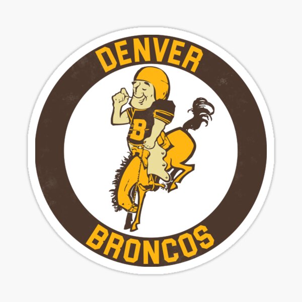 Denver Broncos Barrel Man T-shirt Design Sticker By Stayfrostybro