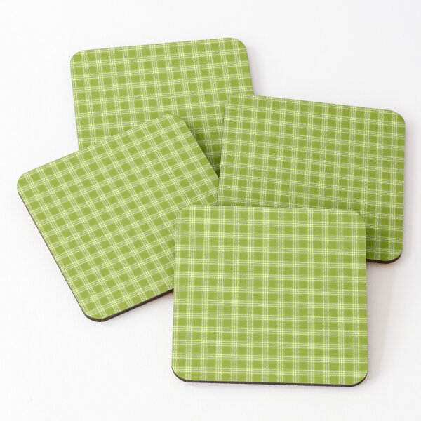 Item preview, Modern Yellow Green Clan Clark Tartan Plaid Pattern designed and sold by Tamas Das.