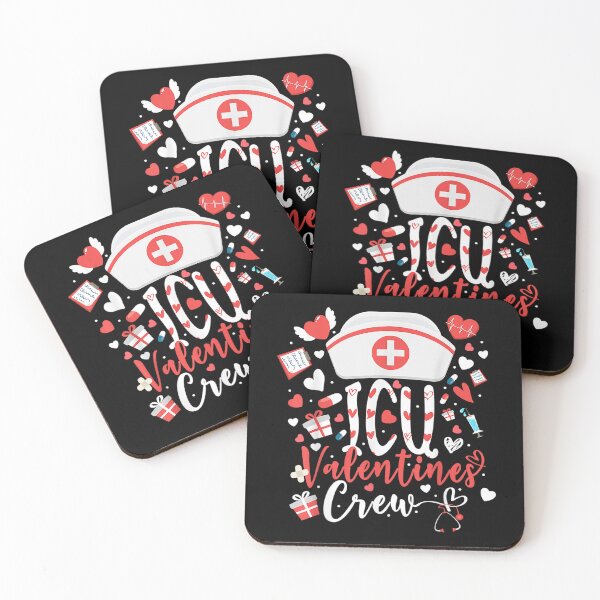 Item preview, Icu Valentines Nurse Crew Family Group Nursing Lovers Pajama  designed and sold by laurenm233.