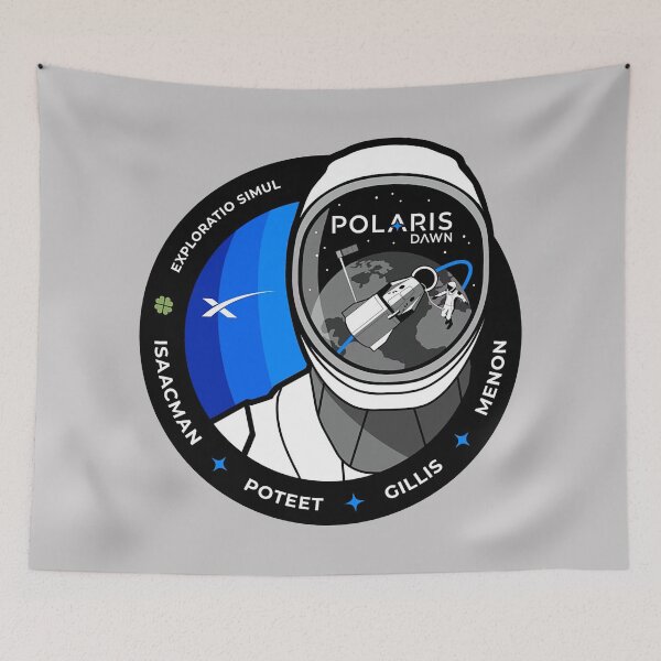 Item preview, Polaris Dawn Mission Patch   designed and sold by trendistudio.