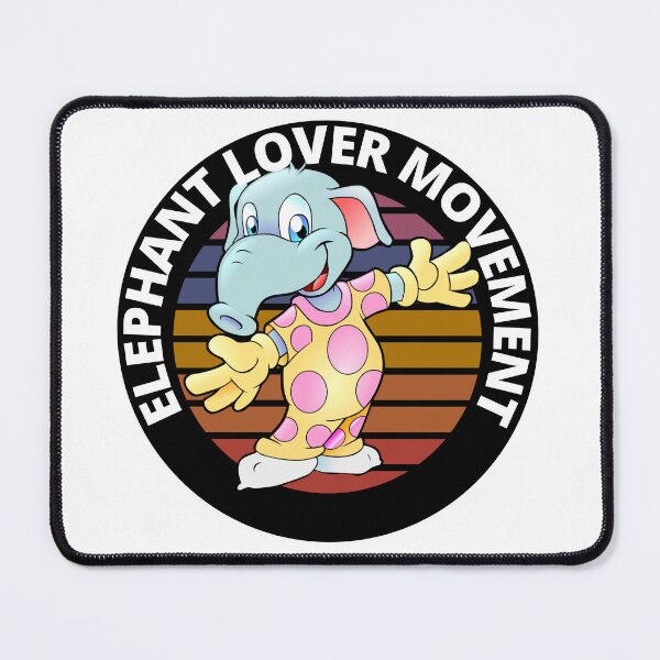 Item preview, Elephant Lover Movement Round Sticker Baby Elephant designed and sold by RGRamsey.