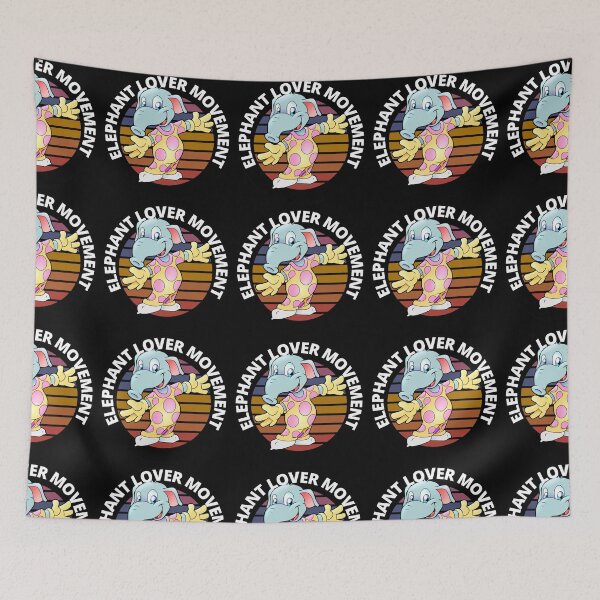 Item preview, Elephant Lover Movement Round Sticker Baby Elephant designed and sold by RGRamsey.
