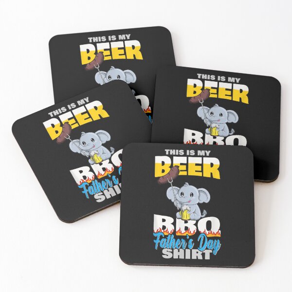 Item preview, Cute Elephant Funny Bbq Grilling Beer Lover Father's Day  designed and sold by laurenm233.