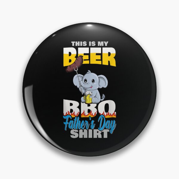 Item preview, Cute Elephant Funny Bbq Grilling Beer Lover Father's Day  designed and sold by laurenm233.