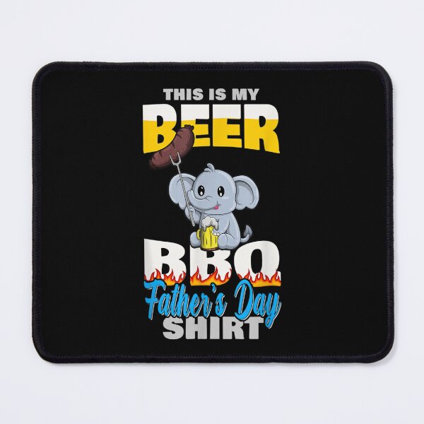 Item preview, Cute Elephant Funny Bbq Grilling Beer Lover Father's Day  designed and sold by laurenm233.