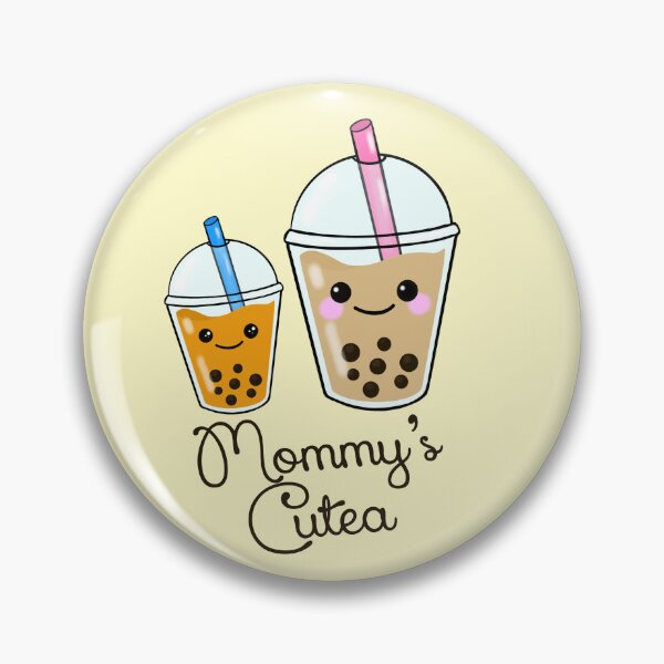 Item preview, Mommy’s CuTEA Kawaii Happy Face Bubble Tea  designed and sold by Toshi and Co..