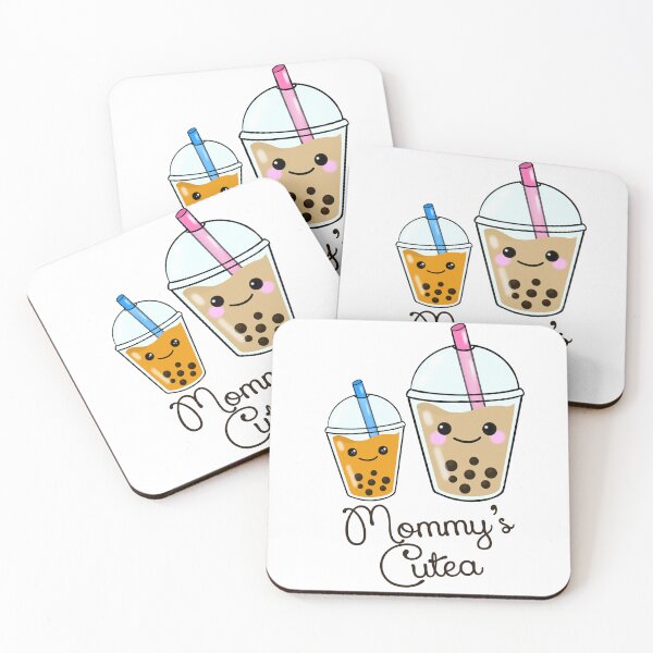 Item preview, Mommy’s CuTEA Kawaii Happy Face Bubble Tea  designed and sold by Toshi and Co..