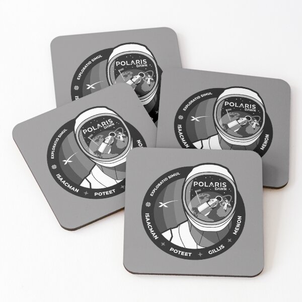 Item preview, Polaris Dawn Mission Patch - black and white designed and sold by trendistudio.