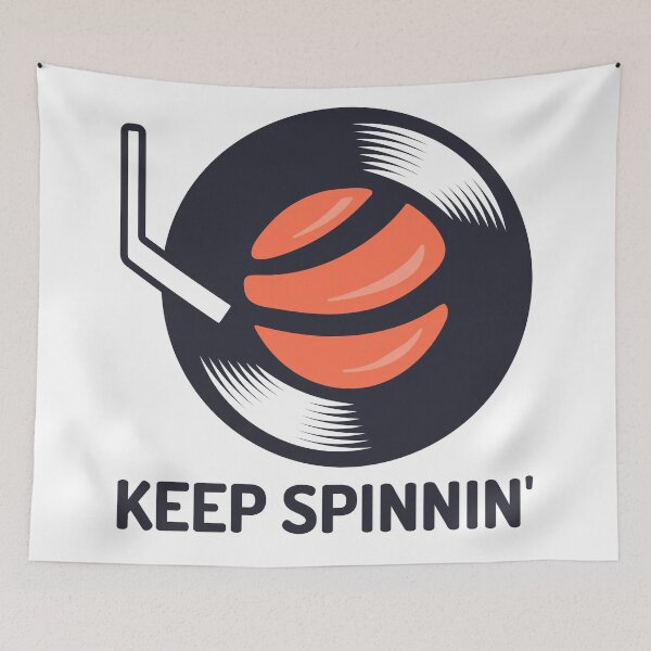 Item preview, Keep Spinnin' designed and sold by DovbleTrovble.