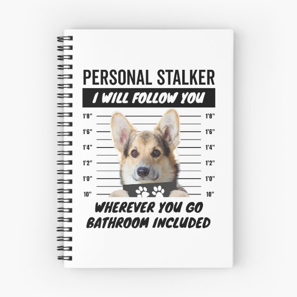 Item preview, The Disapproving Stalker of the Corgis – Furry Tricolor Corgi designed and sold by More Cute Dogs.