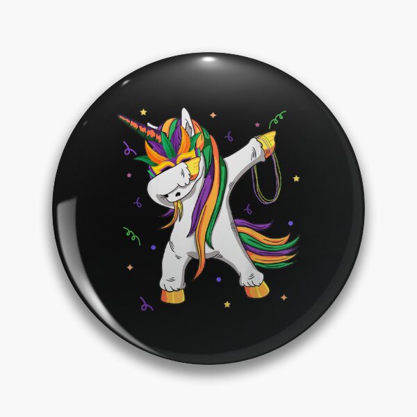 Item preview, Dabbing Unicorn Mardi Gras Funny Girls Kids Dab   designed and sold by ArcuteDesign.