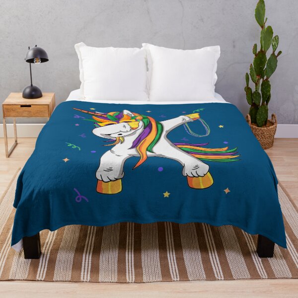 Item preview, Dabbing Unicorn Mardi Gras Funny Girls Kids Dab designed and sold by ArcuteDesign.