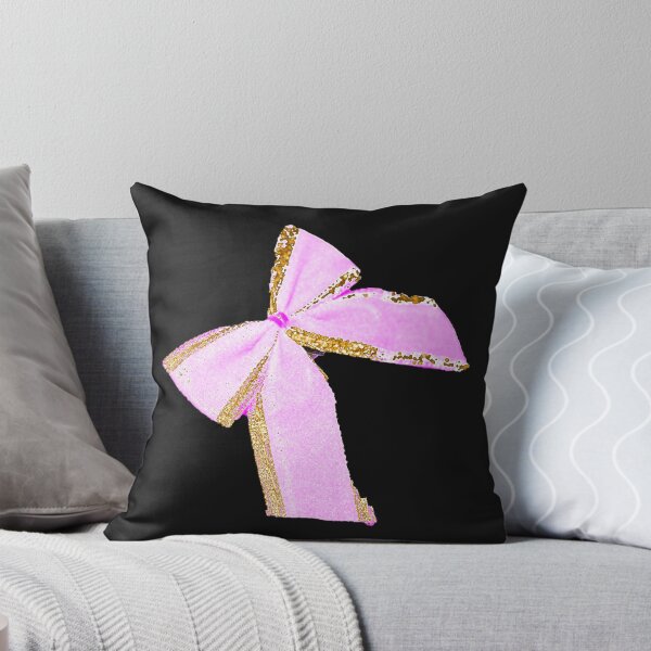 Item preview, Girly Pink Bow On Black designed and sold by Melissa Park.