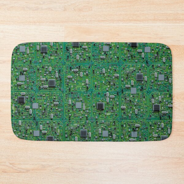 Item preview, Computer Circuit Board Technology Gamer Data IT Pattern designed and sold by GrandeDuc.