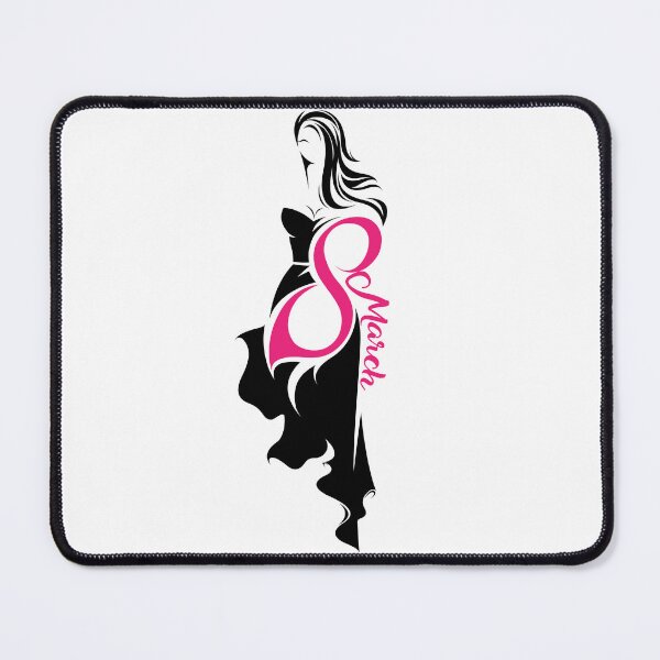 Item preview, 8 March International Women's Day -  Primary T-Shirt black and pink designed and sold by podekom.