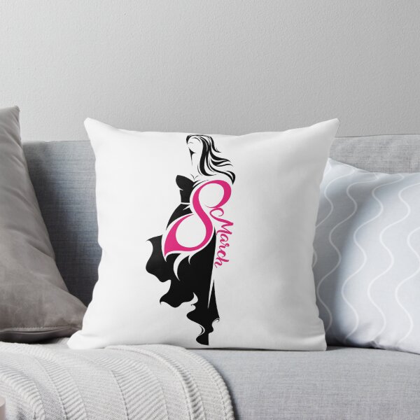 Item preview, 8 March International Women's Day -  Primary T-Shirt black and pink designed and sold by podekom.