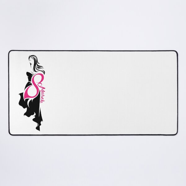 Item preview, 8 March International Women's Day - Primary T-Shirt black and pink designed and sold by podekom.