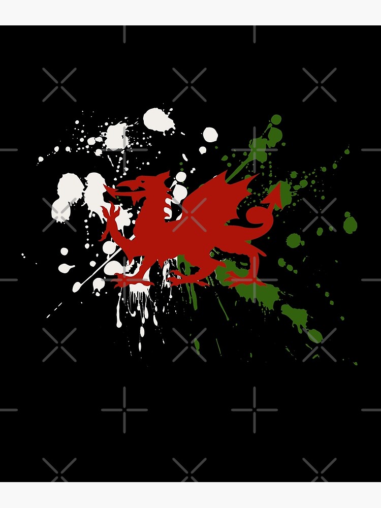 Pin's Drapeau Gallois (Welsh Dragon) – Étain – Fabriqué Au Royaume-Uni – Neuf