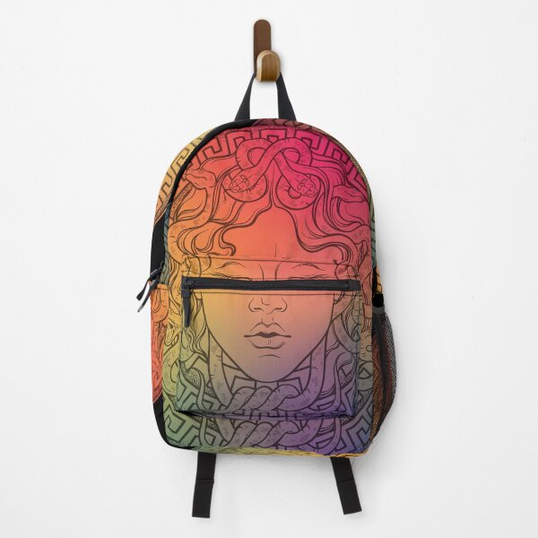 Vista previa del artículo con la obra «Medusa arcoiris, escudo colorido de Medusa», diseñado y vendido por Ruby Jackson.