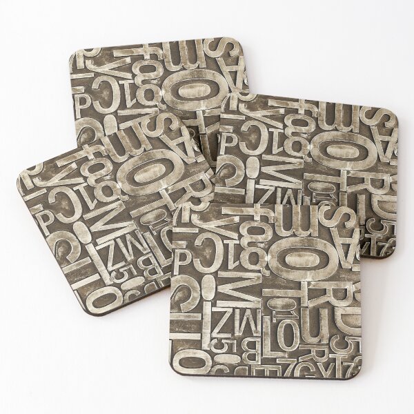 Item preview, Vintage Mixed Medea English letter Texture  designed and sold by wisamart.