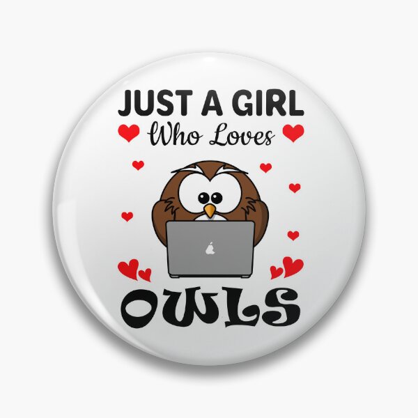 Item preview, Just a girl who loves owls designed and sold by mmammammira.