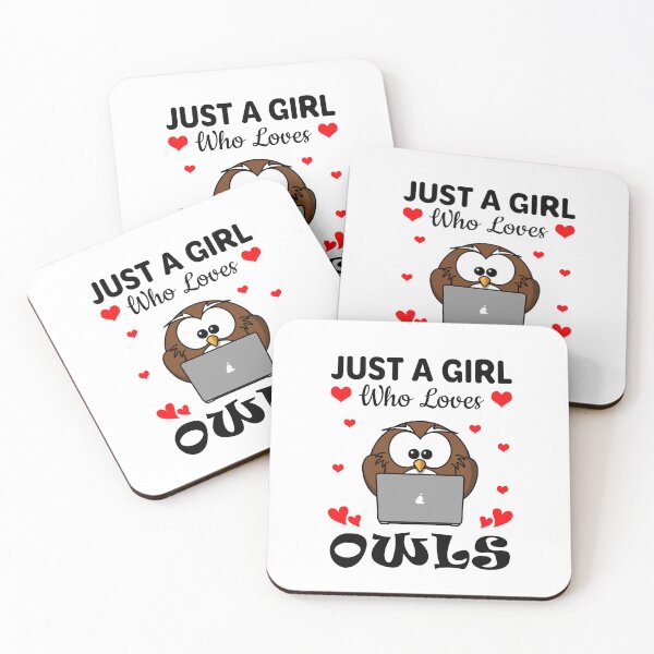 Item preview, Just a girl who loves owls designed and sold by mmammammira.