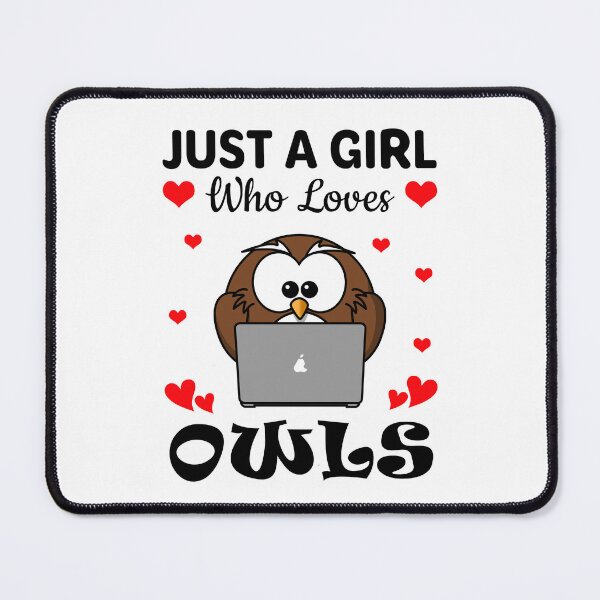 Item preview, Just a girl who loves owls designed and sold by mmammammira.