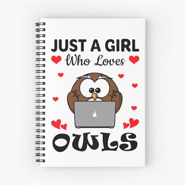 Item preview, Just a girl who loves owls designed and sold by mmammammira.