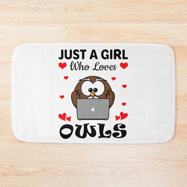Item preview, Just a girl who loves owls designed and sold by mmammammira.