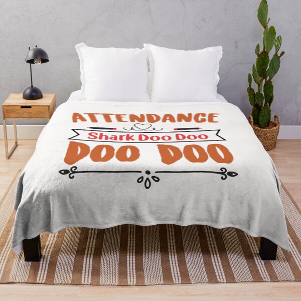 Item preview, Attendance Shark Doo Doo Doo Doo designed and sold by AuroraApparel.