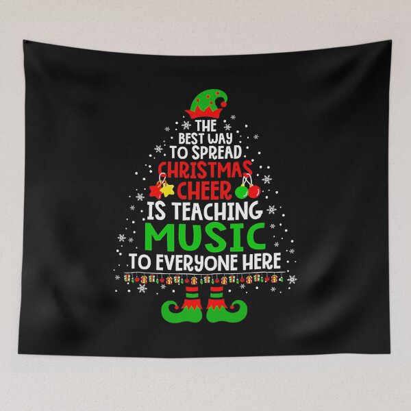 Item preview, Christmas Cheer Is Teaching Music To Everyone Here Santa Elf designed and sold by PrincessBrogan.