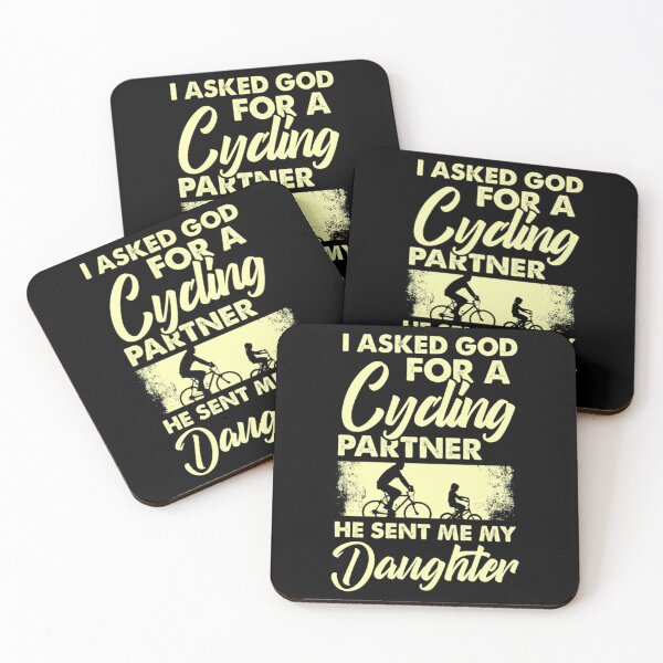 Item preview, I Asked God For A Cycling Partner, He Sent Me A Daughter Classic T-Shirt designed and sold by mercedesfr47.