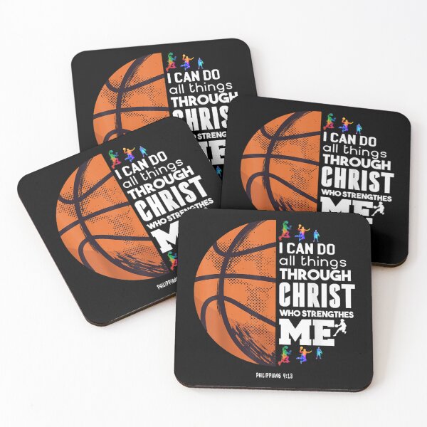 Item preview, I Can Do All Things Through Christ Basketball Christian Essential T-Shirt designed and sold by batesyadi3.