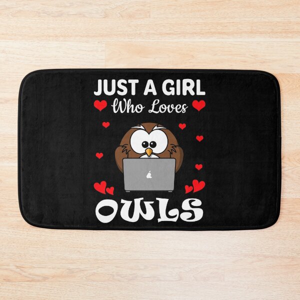 Item preview, Just a girl who loves owls designed and sold by mmammammira.