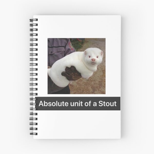 Item preview, Absolute unit of a stoat designed and sold by comradecore69.