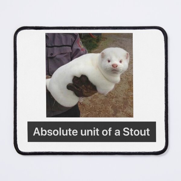 Item preview, Absolute unit of a stoat designed and sold by comradecore69.