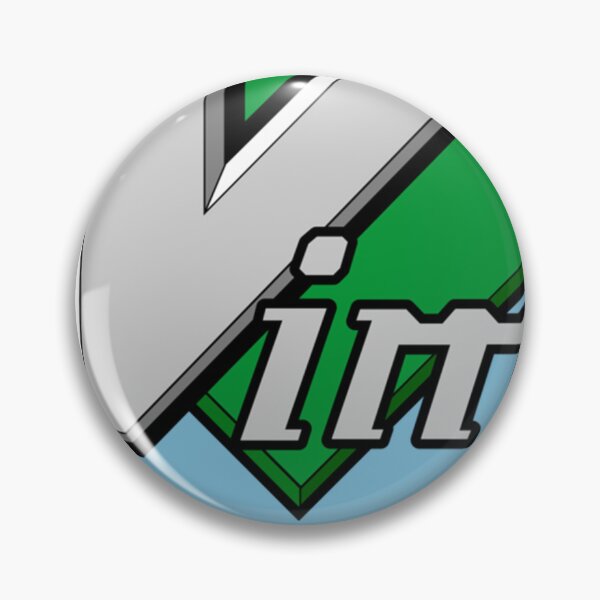 Item preview, Vim Official Logo (Black background) Classic T-Shirt designed and sold by MatthiasKletti.