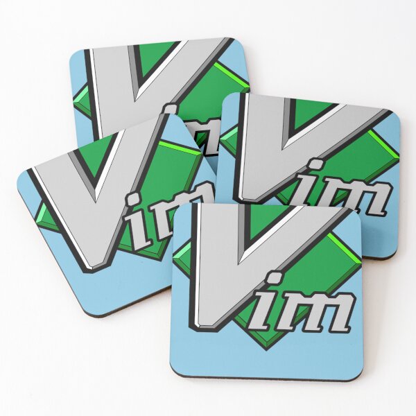 Item preview, Vim Official Logo (Black background) Classic T-Shirt designed and sold by MatthiasKletti.