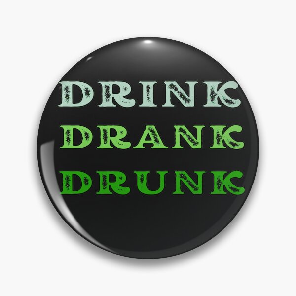 Item preview, Drink Drank Drunk - funny St Patrick's Day t shirt designed and sold by JAdotdotDesigns.