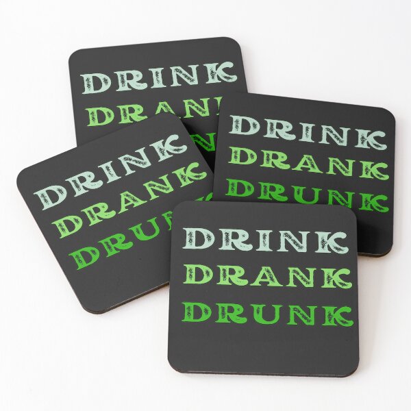 Item preview, Drink Drank Drunk - funny St Patrick's Day t shirt designed and sold by JAdotdotDesigns.