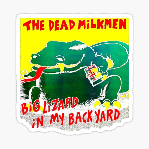guitar. Bitchin' Camero decal for car 4" Dead Milkmen Big Lizard vinyl sticker 